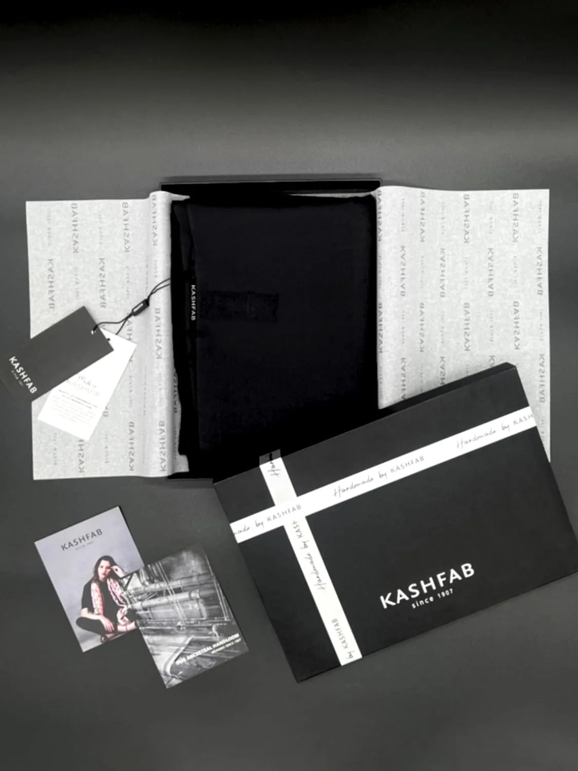 100% Handmade Cashmere Scarf MI Kashmir (Gift Box) Large Warm Pashmina Women Men AW