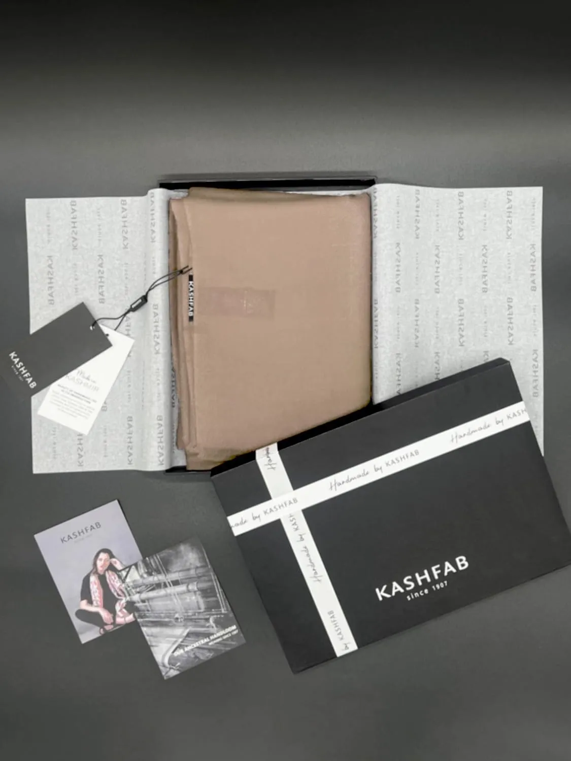 100% Handmade Cashmere Scarf MI Kashmir (Gift Box) Large Warm Pashmina Women Men AW