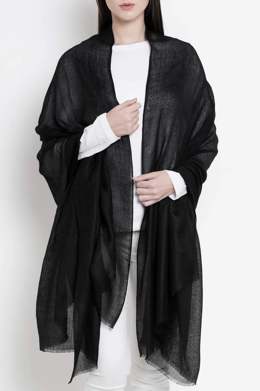 100% Handmade Cashmere Scarf MI Kashmir (Gift Box) Large Warm Pashmina Women Men AW