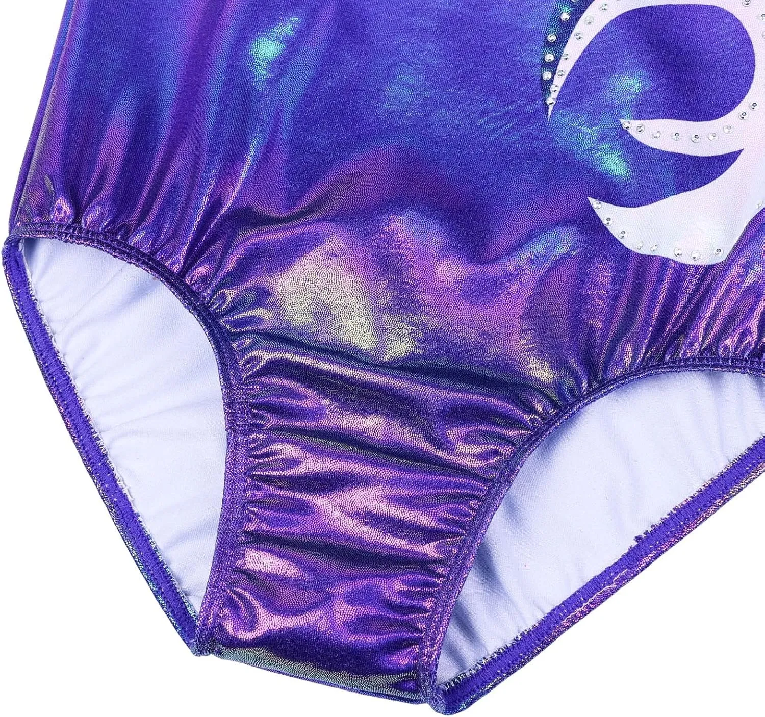 BAOHULU Gymnastics Leotards for Toddler Girls Patriotic Sparkle Red Blue Athletic Dancewear