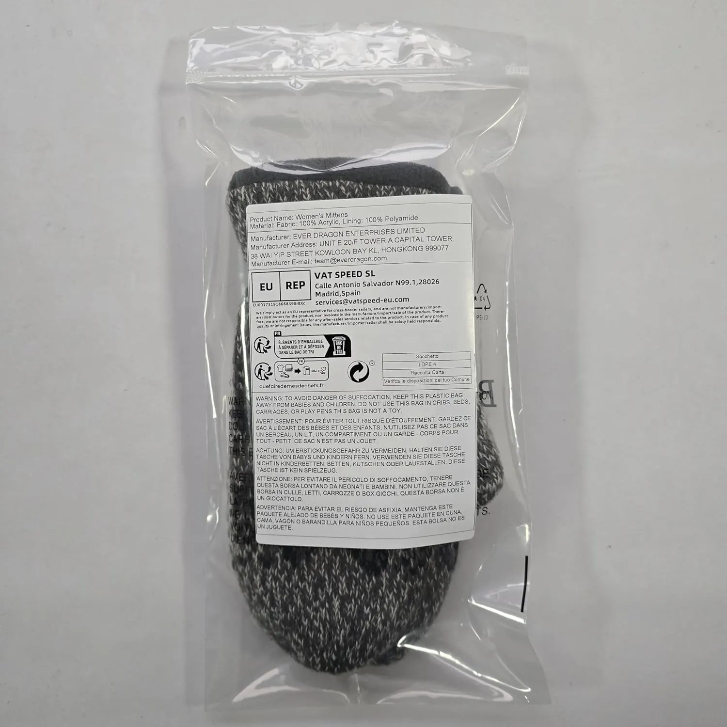 BRUCERIVER Women Snowflake Knit Mittens with Warm Thinsulate Fleece Lining