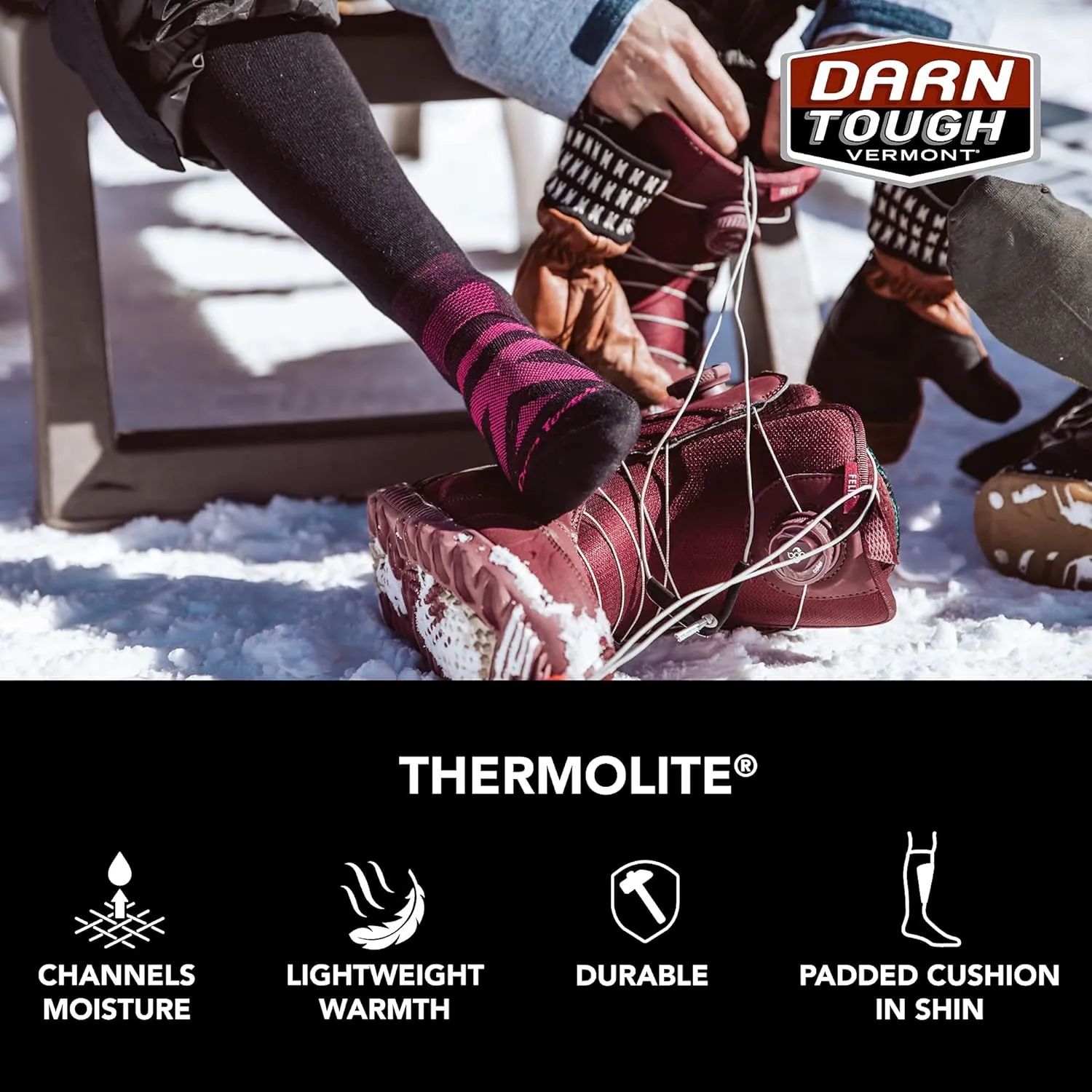 DARN TOUGH (8029) RFL Thermolite OTC Ultra-Lightweight Women's Sock