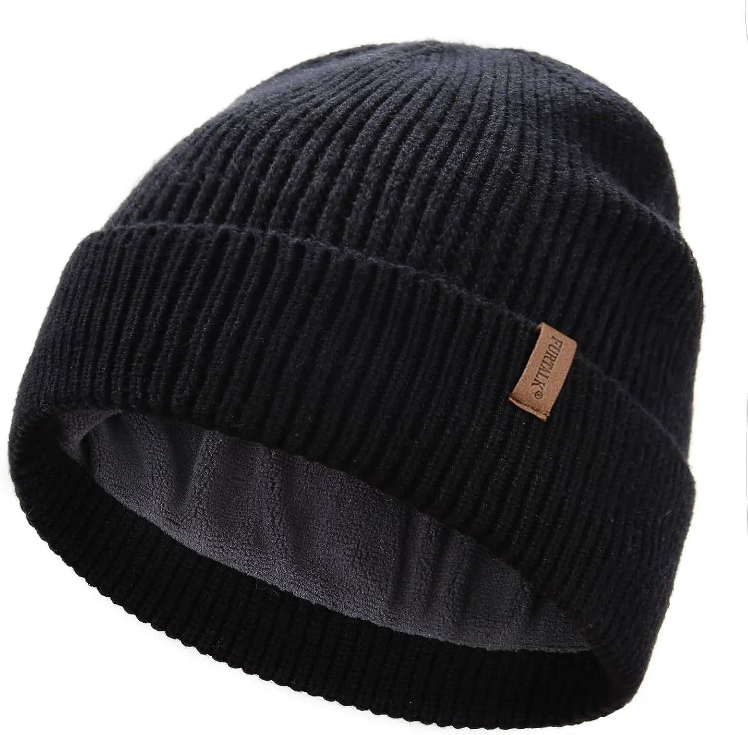 FURTALK Winter Hats for Men Women Fleece Lined Beanie Warm Cuffed Outdoor Skull Cap