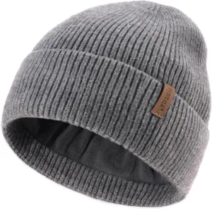 FURTALK Winter Hats for Men Women Fleece Lined Beanie Warm Cuffed Outdoor Skull Cap