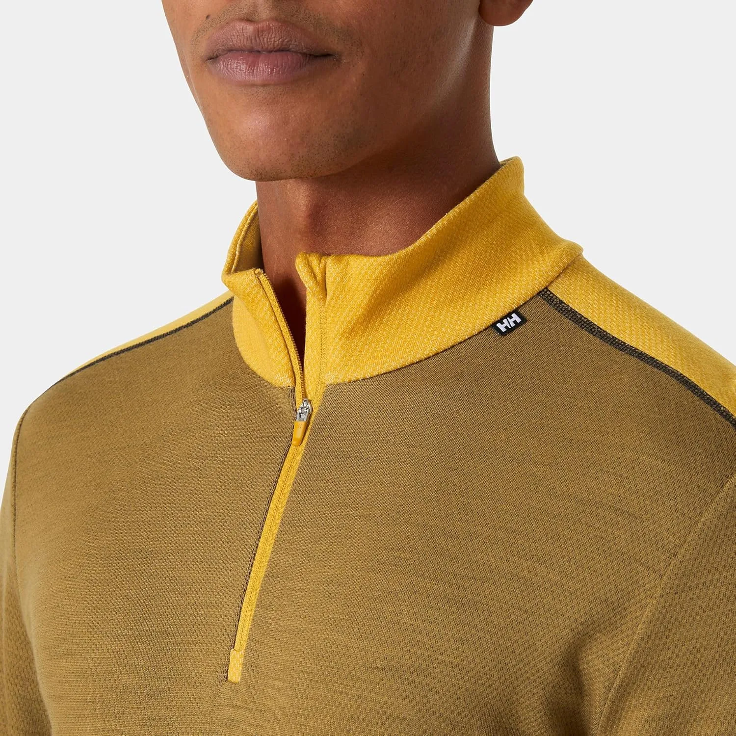 Helly-Hansen LIFA Merino Midweight Half-Zip Base Layer for Men - Performance Wicking Interior