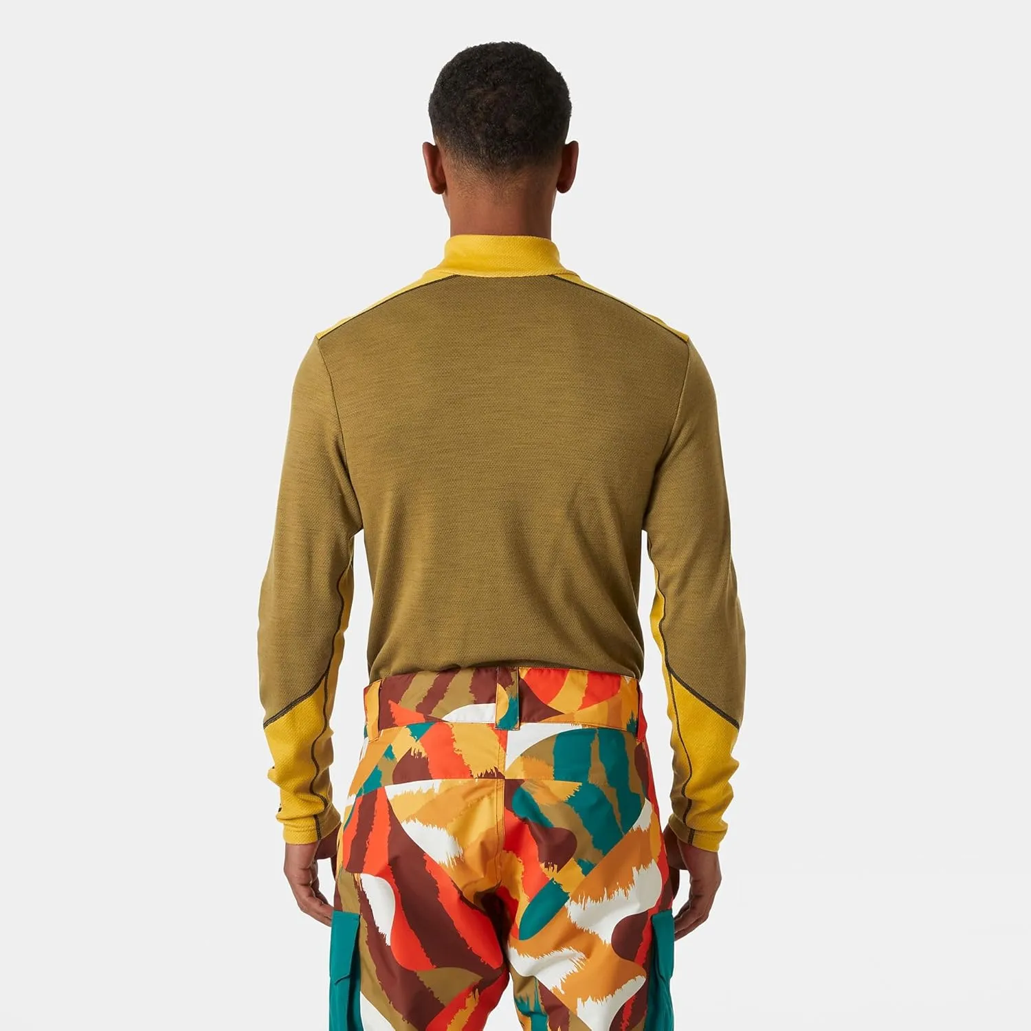 Helly-Hansen LIFA Merino Midweight Half-Zip Base Layer for Men - Performance Wicking Interior