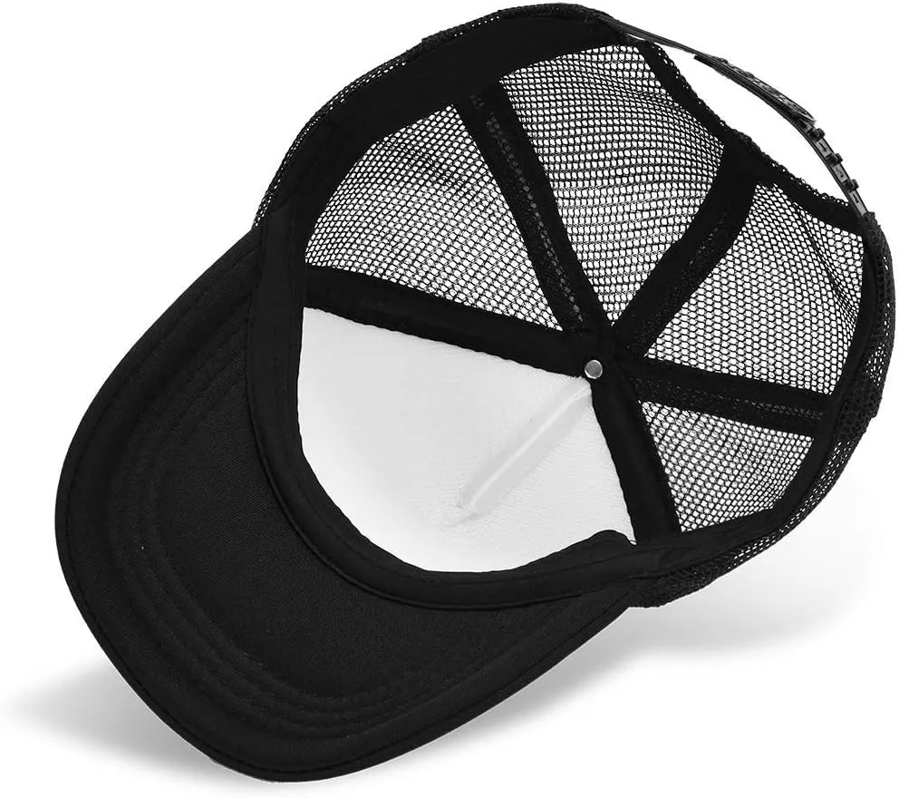 I Love Trash Garbage Trucks Youth Adjustable Mesh Hats Baseball Trucker Cap for Boys and Girls