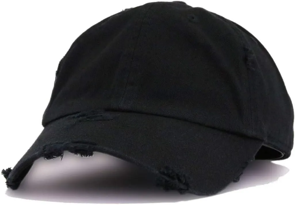 Irish Shamrock Vintage Baseball Cap Embroidered Cotton Adjustable Distressed Dad Hat