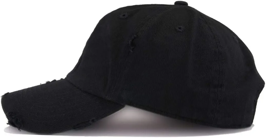 Irish Shamrock Vintage Baseball Cap Embroidered Cotton Adjustable Distressed Dad Hat