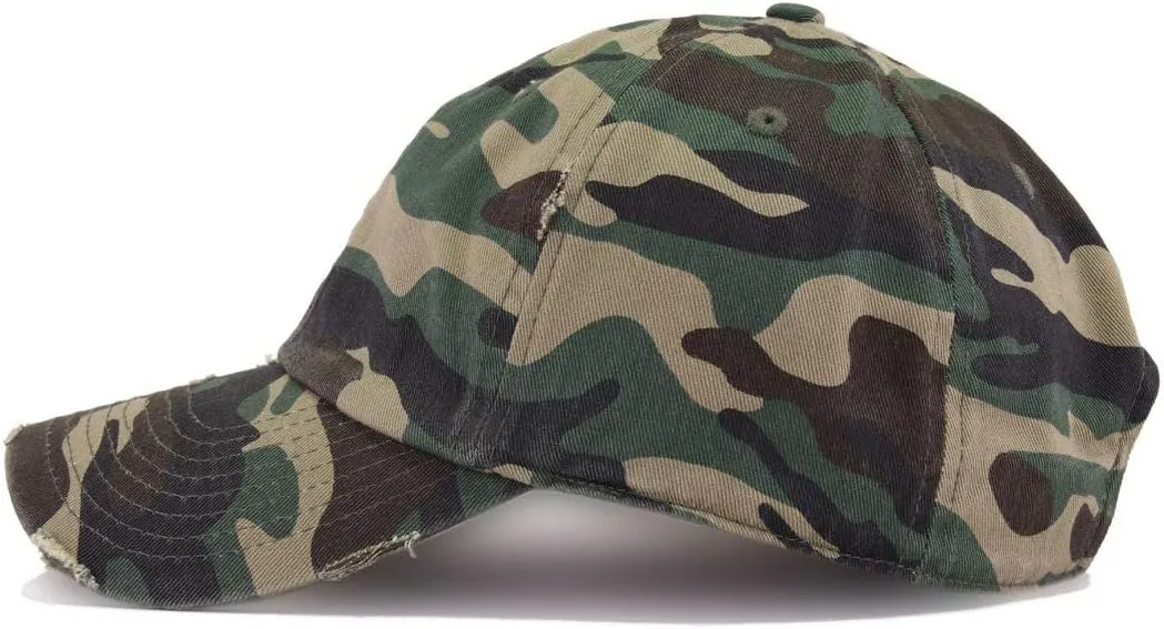 Irish Shamrock Vintage Baseball Cap Embroidered Cotton Adjustable Distressed Dad Hat