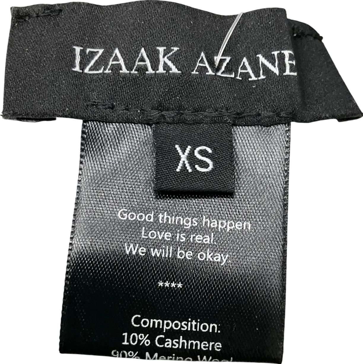Izaak Azane Grey Cashmere Blend Shorts UK XS