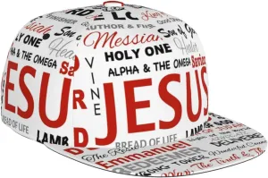 Jesus Baseball Cap for Men Women Adjustable Trucker Hat for Running Sports Hiking Beach