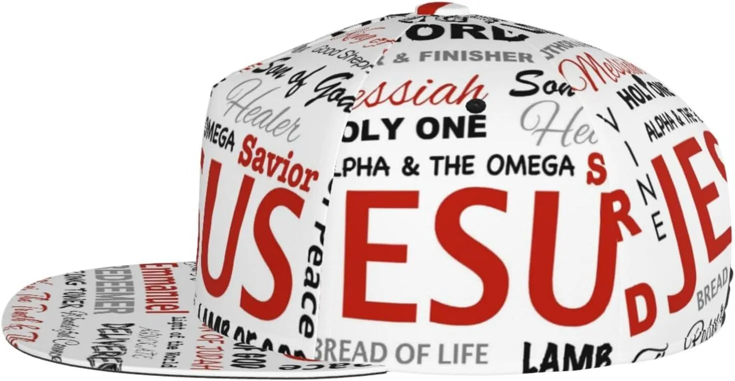 Jesus Baseball Cap for Men Women Adjustable Trucker Hat for Running Sports Hiking Beach