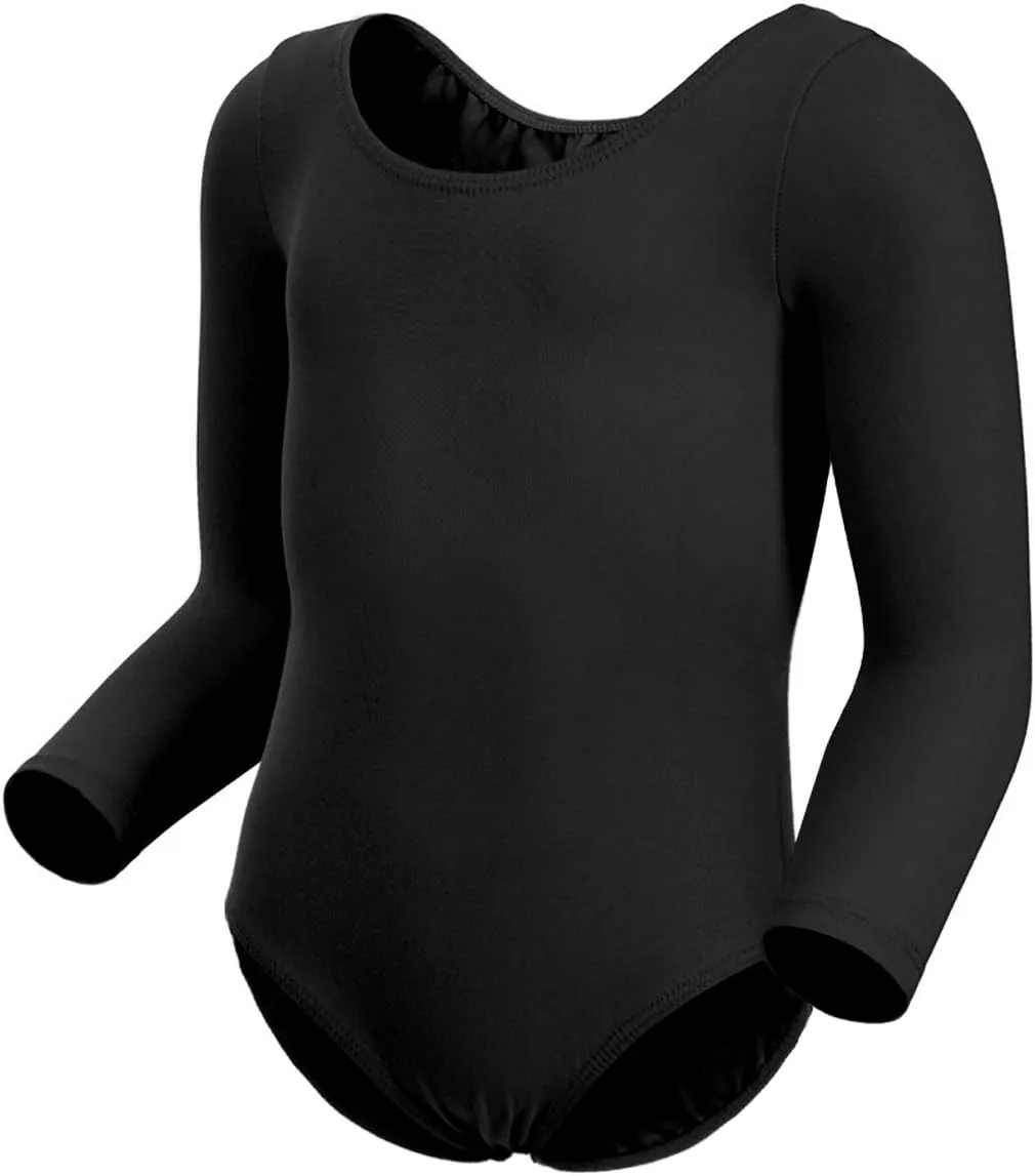 Magic Town Long Sleeve Leotards Dance Dress for Girls Toddler Leotard Ballet Skirt