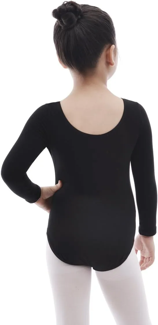 Magic Town Long Sleeve Leotards Dance Dress for Girls Toddler Leotard Ballet Skirt