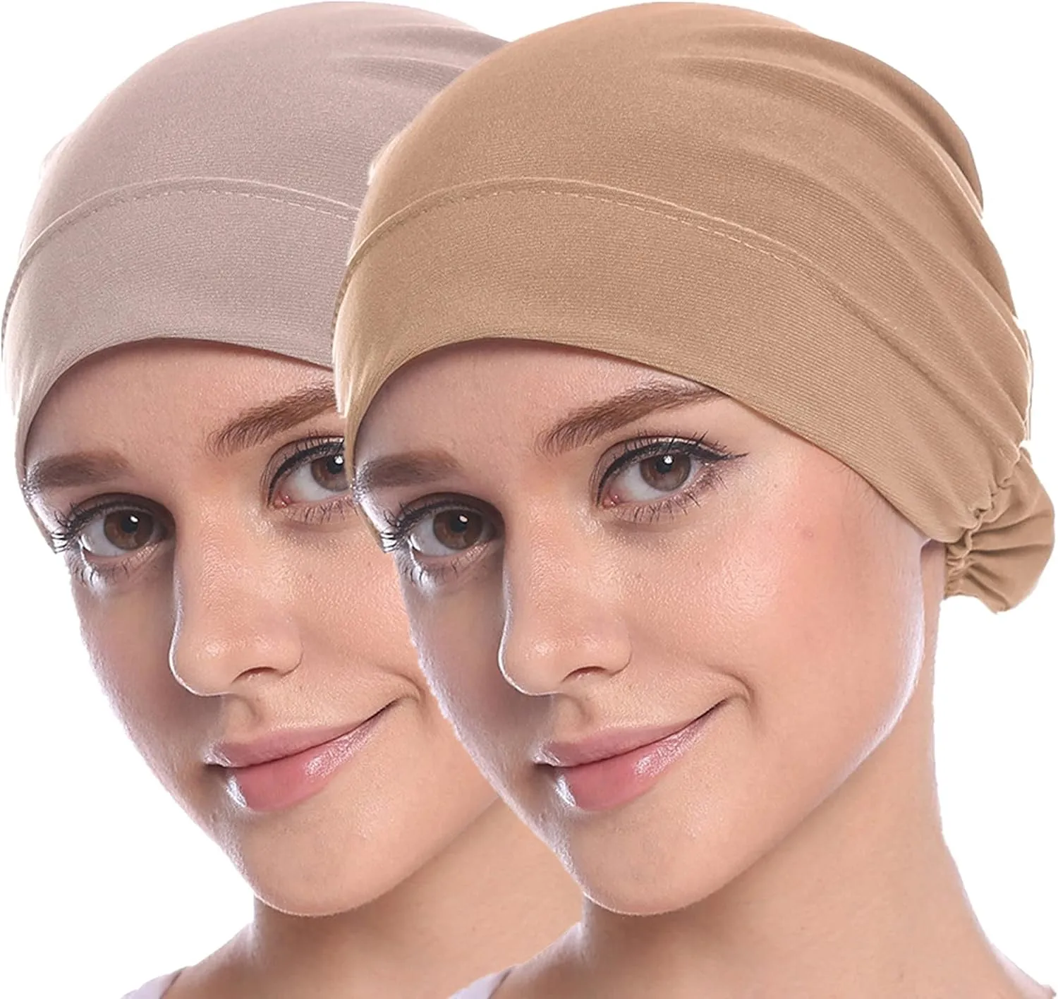 MOWEN 2 Piece Hijab Cap Hijab Scarf Hijab Cap for Women