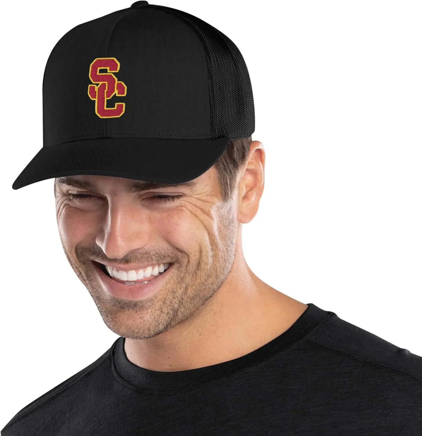 Pacific Headwear NCAA Men's Collegiate Trucker Snapback  Stylish Cap for College Sports Fans, Adjustable Fit
