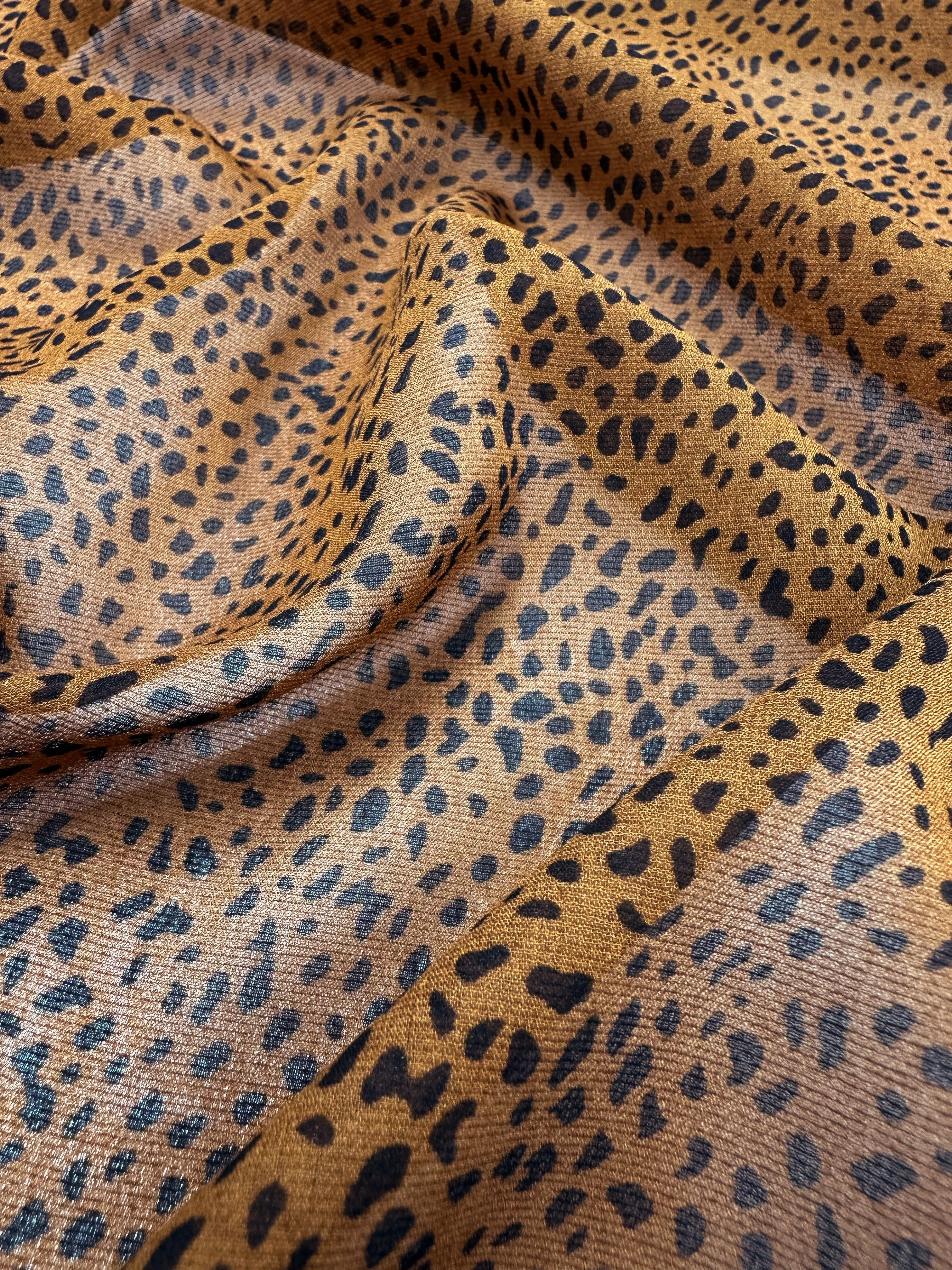 Printed Chiffon - Lynx - 150cm