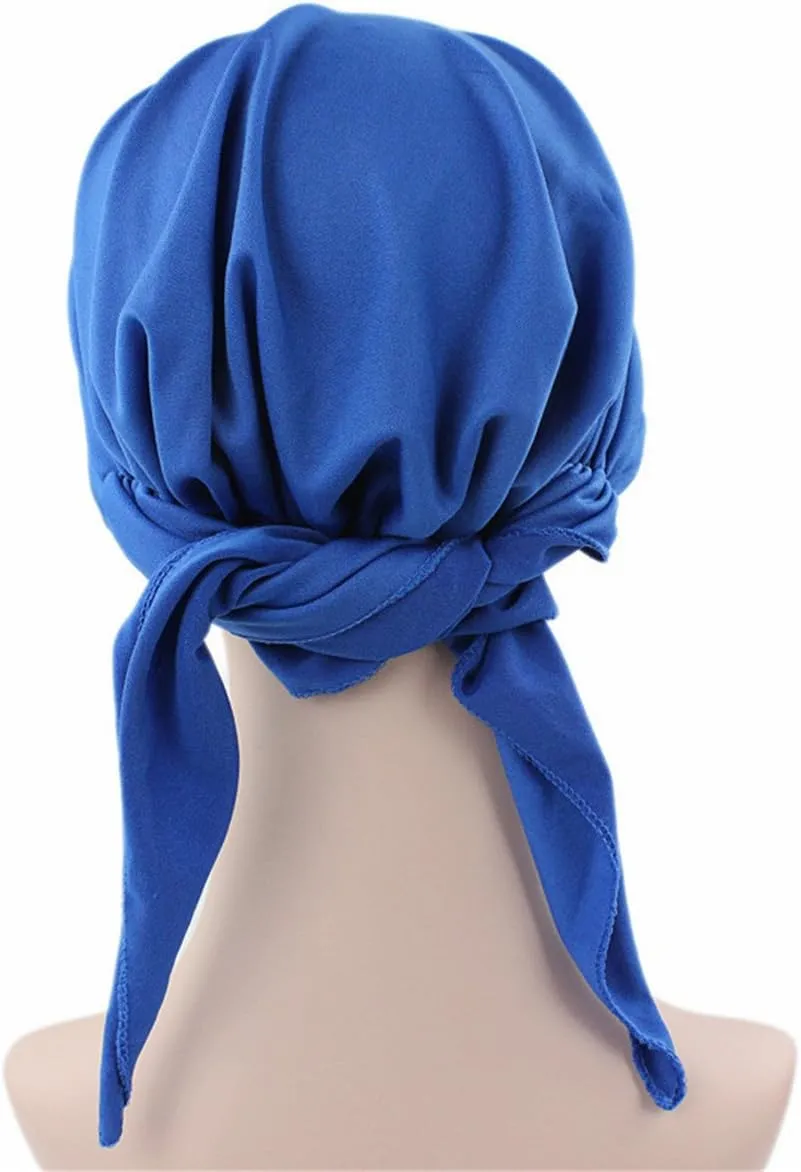 Qhome Womens Rhinestone Head Scarf Head Wrap Chemo Cap Spandex Bandana Du Rag