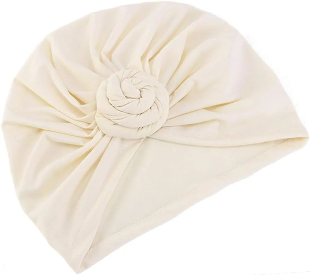 Qianmome Womens Turban African Pattern Knot Headwrap Beanie Pre-Tied Bonnet Chemo Cap Hair Loss Hat