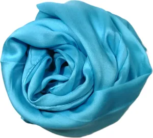 Shanlin Silk Feel Long Satin Patterned & Solid Color Scarves for Women in Gift Box