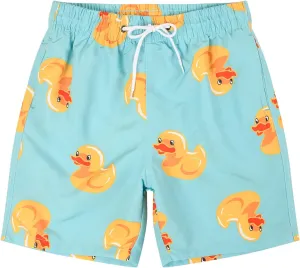 SNOW DREAMS Boys Swim Trunks Quick Dry Swim Shorts Lightweight Bathing Suits Side Pocket