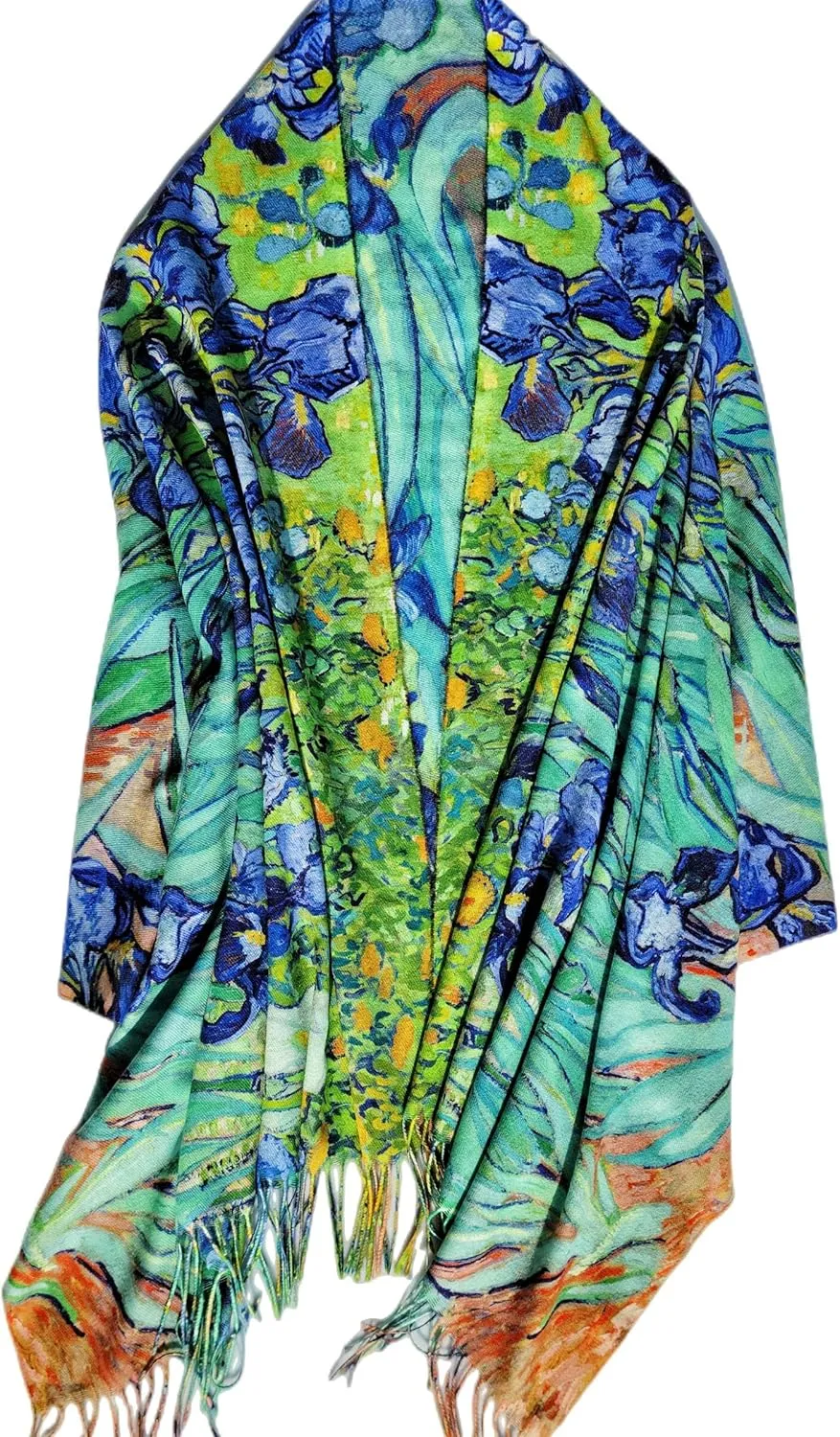 VENVSBEE Van Gogh Scarves Art Scarf for Women Best Gift Reversible Soft Cashmere Feel Shawl Wrap Pashmina in Gift Box