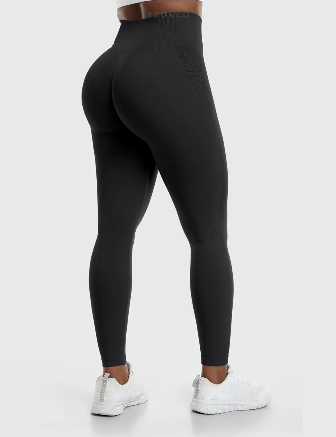 YEOREO Amplify Leggings for Women Seamless Scrunch Leggings Butt Lifting Gym High Waisted Athletic Leggings